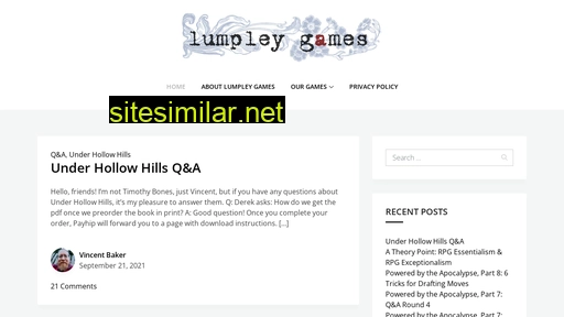 lumpley.games alternative sites