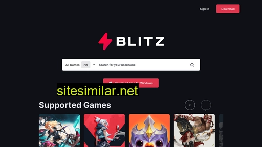 blitz.gg alternative sites