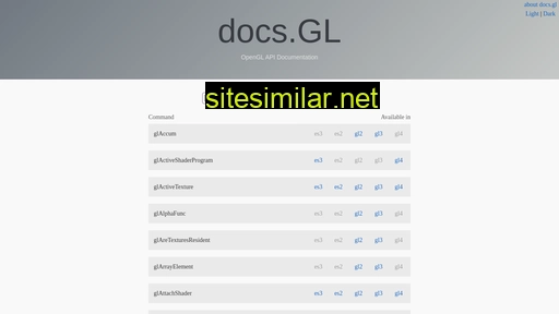 docs.gl alternative sites