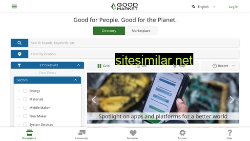 goodmarket.global alternative sites