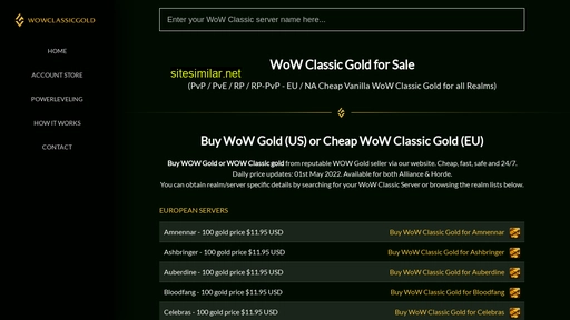 wow-classic.gold alternative sites