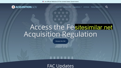 acquisition.gov alternative sites