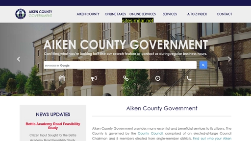 aikencountysc.gov alternative sites