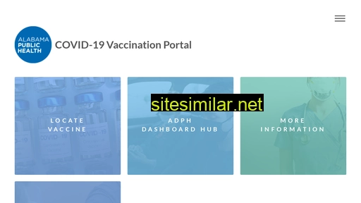 alcovidvaccine.gov alternative sites