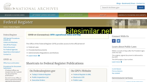 archives.gov alternative sites