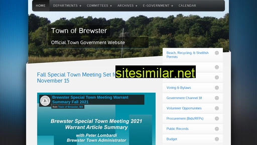 brewster-ma.gov alternative sites
