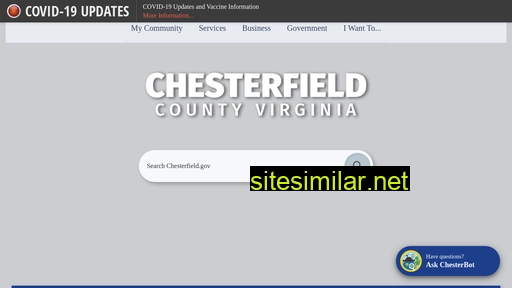 chesterfield.gov alternative sites
