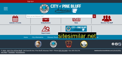 cityofpinebluff-ar.gov alternative sites
