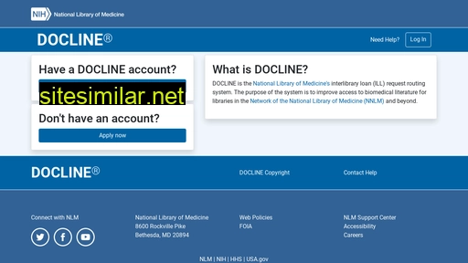 docline.gov alternative sites