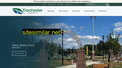 dorchestercountysc.gov alternative sites