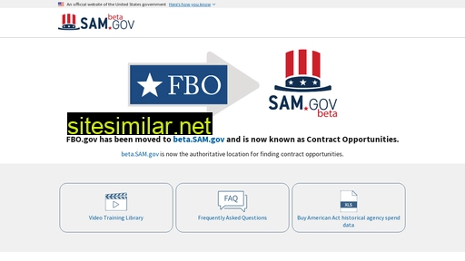 fbohome.sam.gov alternative sites