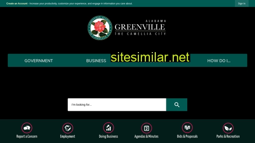 greenvilleal.gov alternative sites