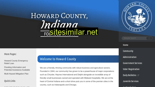 howardcountyin.gov alternative sites
