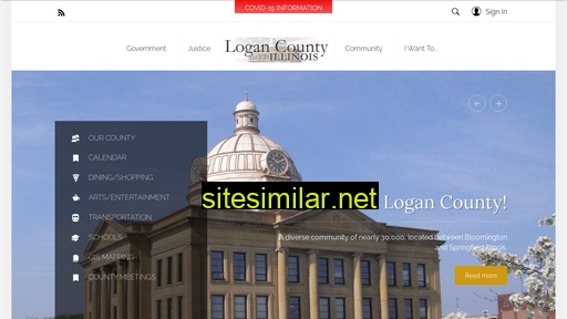 logancountyil.gov alternative sites