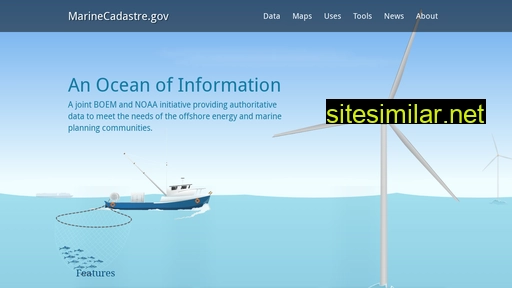 marinecadastre.gov alternative sites