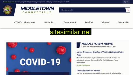 middletownct.gov alternative sites