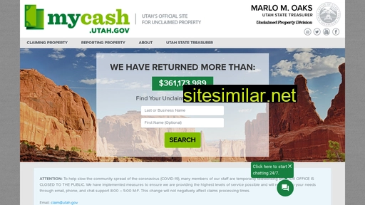 mycash.utah.gov alternative sites