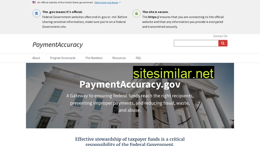 paymentaccuracy.gov alternative sites