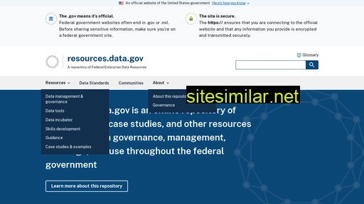 resources.data.gov alternative sites