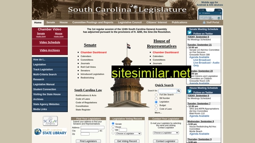 scstatehouse.gov alternative sites