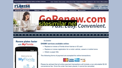 services.flhsmv.gov alternative sites