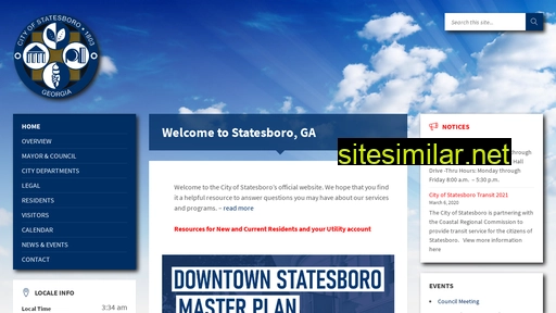 statesboroga.gov alternative sites