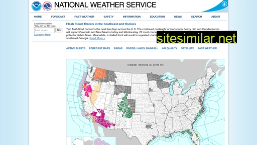 Weather similar sites