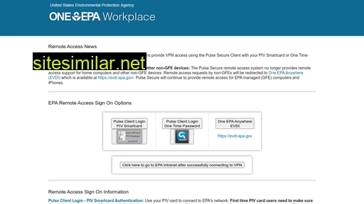 webmail.epa.gov alternative sites