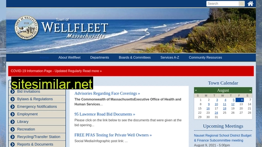 wellfleet-ma.gov alternative sites