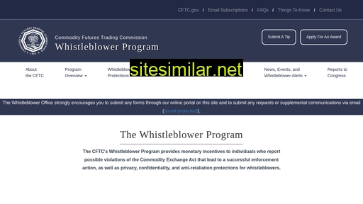 whistleblower.gov alternative sites