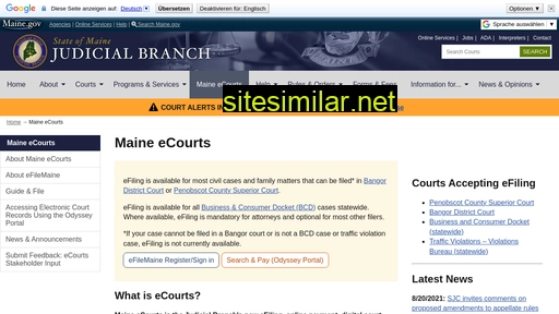 www.courts.maine.gov alternative sites