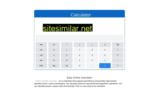 calculator.edu.gr alternative sites
