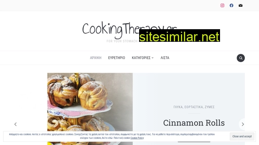 cookingtherapy.gr alternative sites