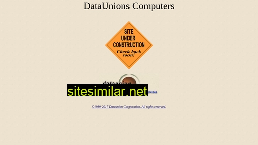 Dataunion similar sites