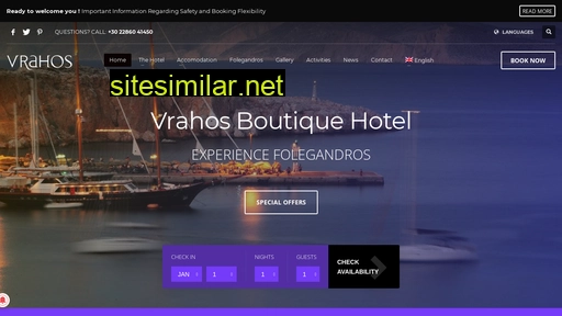 hotel-vrahos.gr alternative sites