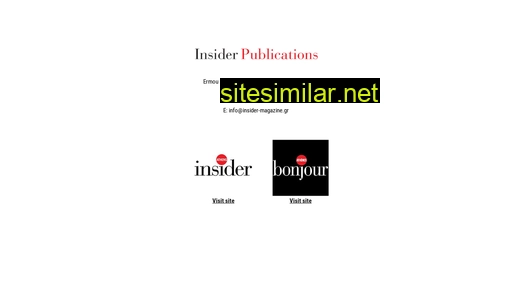 insider-magazine.gr alternative sites