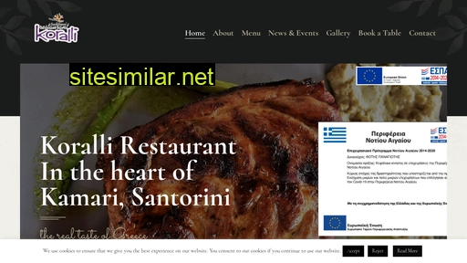 korallirestaurant.gr alternative sites