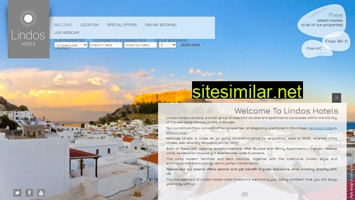 lindoshotels.gr alternative sites