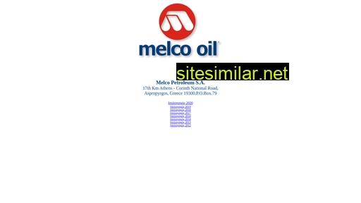 melcopetroleum.gr alternative sites