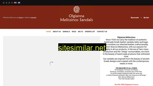 melissinos-sandals.gr alternative sites