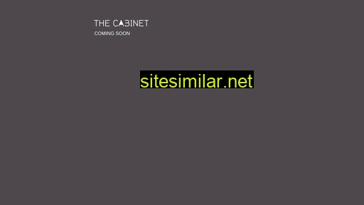 Thecabinet similar sites