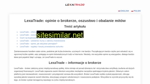 lexatrade.group alternative sites