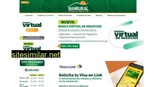 banrural.com.gt alternative sites