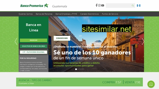 bancopromerica.com.gt alternative sites