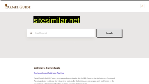 carmel.guide alternative sites