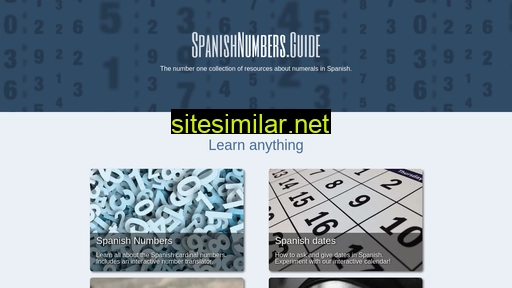 spanishnumbers.guide alternative sites