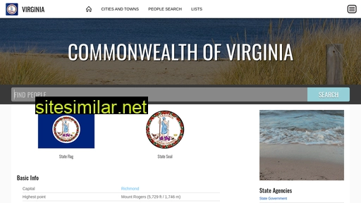Virginia similar sites