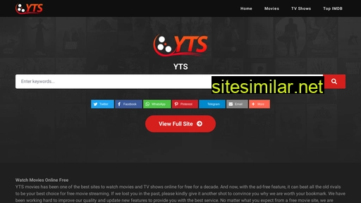 www1.yts.gy alternative sites