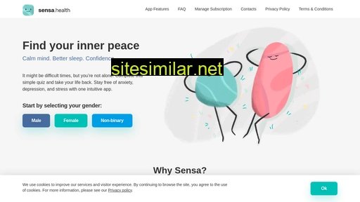 sensa.health alternative sites