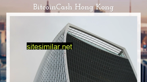 bitcoincash.hk alternative sites